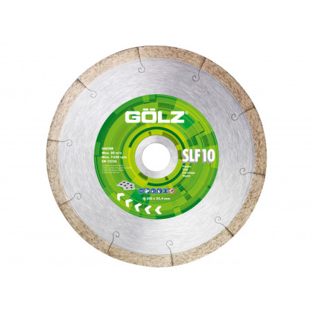 GOLZ SLF10 - DISQUE DIAMANT - COUPE A SEC - POUR MEULEUSE DIAM 115/125/180/230 - 3PC