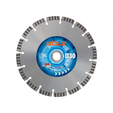 GOLZ LT30 - DISQUE DIAMANT BETON STANDARD - COUPE A SEC - POUR MEULEUSE DIAM 115/125/150/180/230 - 5PC