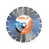 GOLZ LBA66 - DISQUE DIAMANT MIXTE PREMIUM - COUPE A SEC - POUR MEULEUSE DIAM 125/230 - 2PC