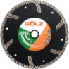 GOLZ UG25 - DISQUE DIAMANT GRANIT TURBO - COUPE A SEC - POUR MEULEUSE DIAM 125/230 - 2PC