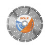 GOLZ LU40 - DISQUE DIAMANT BETON PREMIUM - COUPE A SEC - POUR MEULEUSE DIAM 115/125/150/180/230 - 5PC