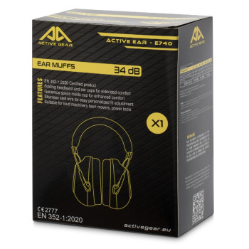 ACTIVE GEAR - CASQUE ANTIBRUIT ACTIVE EAR E740 - 80PC