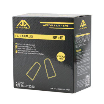 ACTIVE GEAR - BOUCHON D'OREILLE ACTIVE E781 (X500) - 10PC