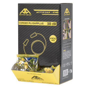 ACTIVE GEAR - BOUCHON D'OREILLE ACTIVE E785 (X100) - 40PC