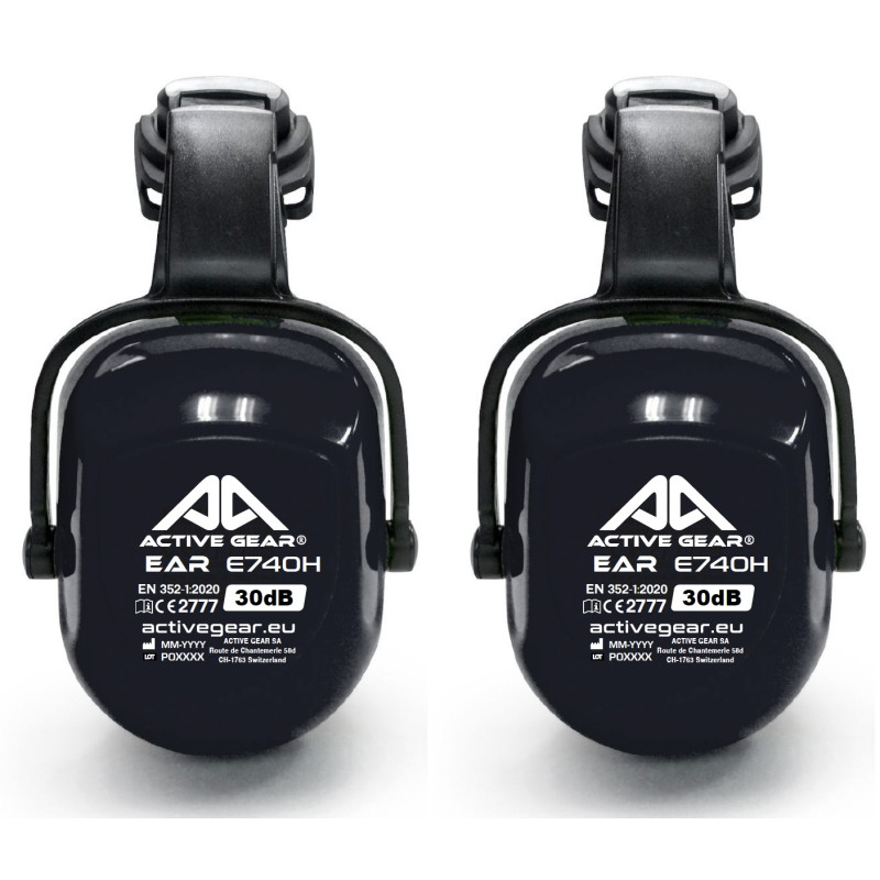 ACTIVE GEAR - CASQUE ANTIBRUIT CLIP ON PREMIUM CASQUE SNR 30 dB - 80PC
