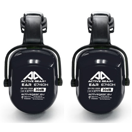 ACTIVE GEAR - CASQUE ANTIBRUIT CLIP ON PREMIUM CASQUE SNR 30 dB - 80PC