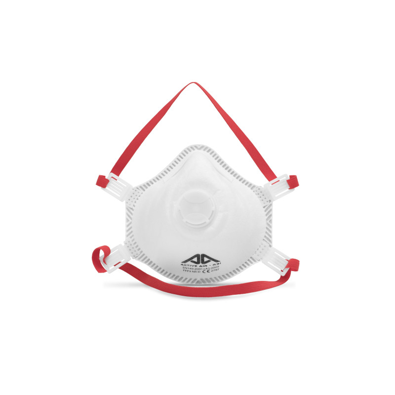 ACTIVE GEAR - MASQUE RESPIRATOIRE JETABLE FFP3 ACTIVE AIR R31 - 240/480PC