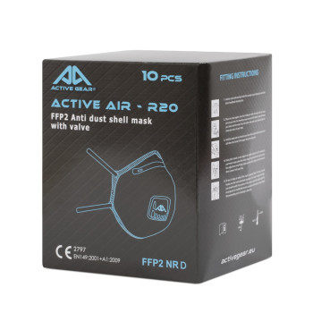 ACTIVE GEAR - MASQUE RESPIRATOIRE JETABLE FFP2 ACTIVE AIR R20 - 120/240/480PC