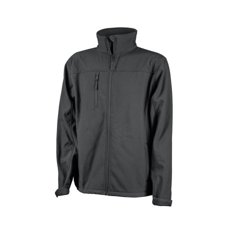 ACTIVE GEAR - VESTE SOFTSHELL CRAFT JACKET NOIR - 10PC