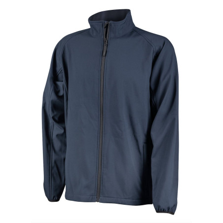 ACTIVE GEAR - GILET SOFTSHELL SOFTY NOIR / NAVY- 10PC