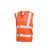 ACTIVE GEAR - GILET HAUTE VISIBILITE FUSION HV ORANGE - 50PC