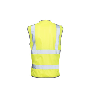ACTIVE GEAR - GILET HAUTE VISIBILITE FUSION HV JAUNE - 50PC