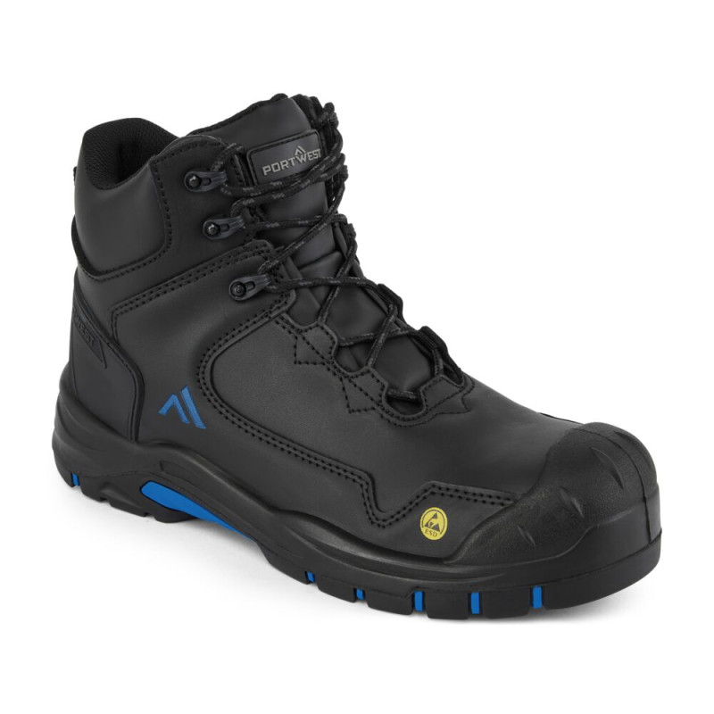 PORTWEST - FC18 CHAUSSURE DE SECURITE MONTANTE APEX S3S ESD HR0 SR SC F0