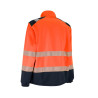 ACTIVE GEAR - VESTE SOFTSHELL STELLAR HV ORANGE/NAVY - 20 PIECES