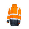 ACTIVE GEAR - PARKA REFLECT HV 5IN1 ORANGE/NAVY - 10 PIECES
