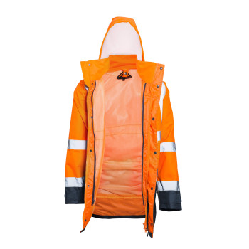 ACTIVE GEAR - PARKA REFLECT HV 5IN1 ORANGE/NAVY - 10 PIECES