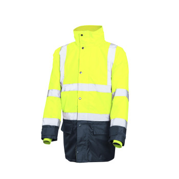 ACTIVE GEAR - PARKA REFLECT HV 5IN1 YELLOW/NAVY - 10 PIECES