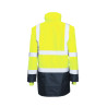 ACTIVE GEAR - PARKA REFLECT HV 5IN1 YELLOW/NAVY - 10 PIECES