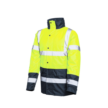 ACTIVE GEAR - PARKA NEON HV YELLOW/NAVY - 10 PIECES