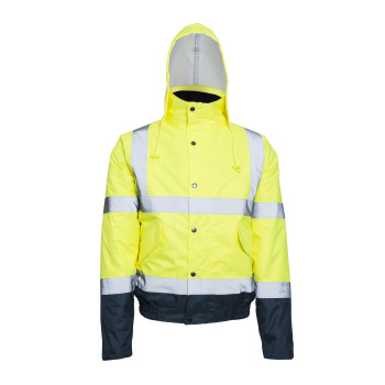 ACTIVE GEAR - BOMBER FLASH HV YELLOW/NAVY - 10 PIECES