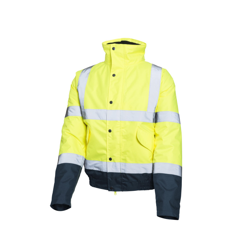ACTIVE GEAR - BOMBER FLASH HV YELLOW/NAVY - 10 PIECES