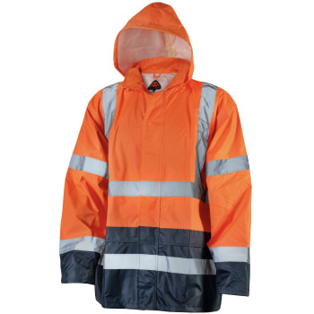 ACTIVE GEAR - ENSEMBLE DE PLUIE RAINSTORM HV ORANGE/NAVY - 20 PIECES