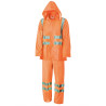 ACTIVE GEAR - ENSEMBLE DE PLUIE AQUA RAIN ORANGE/NAVY - 20 PIECES