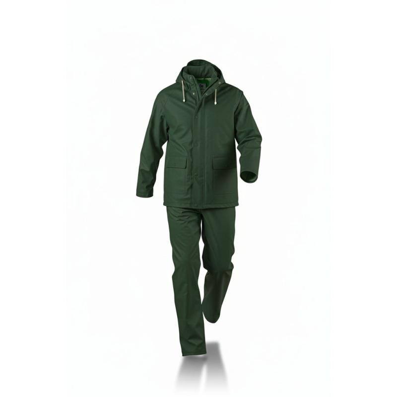 ACTIVE GEAR - ENSEMBLE DE PLUIE TEMPEST RAIN SET GREEN - 20 PIECES