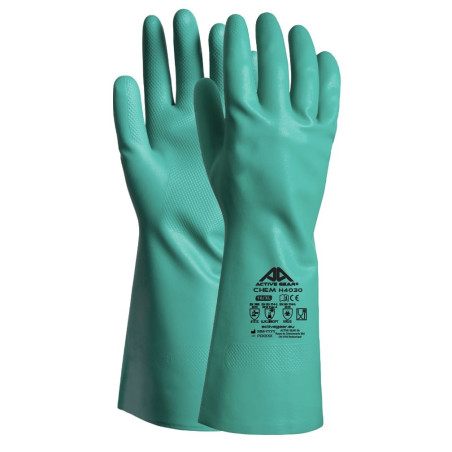 ACTIVE GEAR - GANT NITRILE VERT ACTIVE CHEM H4030 - 120 PIECES