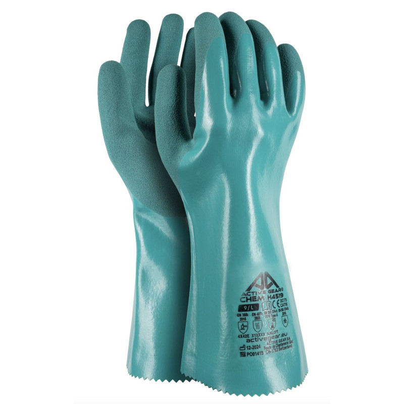 ACTIVE GEAR - GANT NITRILE ACTIVE CHEM H4520 - 72 PIECES