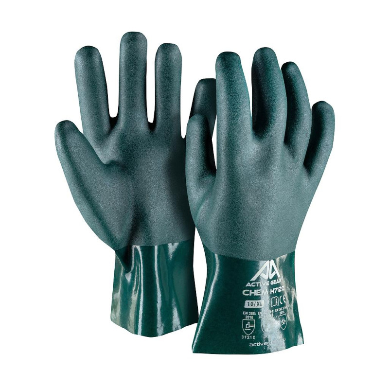 ACTIVE GEAR - GANT JERSEY DE COTON / PVC DOUBLE TREMPAGE - ACTIVE CHEM H7120 - 144 PIECES