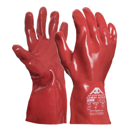 ACTIVE GEAR - GANT INTERLOCK COTON / PVC 27CM - ACTIVE CHEM H7220 - 144 PIECES