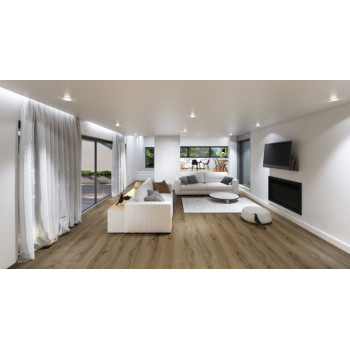 GERFLOR - LAME XL PVC A CLIQUER AVEC SOUS COUCHE INTEGREE 1492 X 229 MM RIGID CREATION 40 - CEDAR BROWN