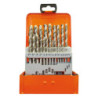 PROJAHN - COFFRET METALLIQUE DE FORETS DIN 338 HSS TYPE N ECO DIAM 1-10,5MM PAR 0,5MM - 24PCS