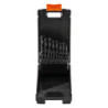 PROJAHN - COFFRET METALLIQUE DE FORETS A GAUCHE DIN 338 HSS TYPE N DIAM 1-10MM PAR 0,5MM - 19PCS