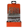 PROJAHN - COFFRET METALLIQUE DE FORETS DIN 338 HSS TYPE N BASIC DIAM 1-10MM PAR 0,5MM - 19PCS
