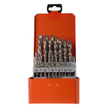 PROJAHN - COFFRET METALLIQUE DE FORETS DIN 338 HSS TYPE N BASIC DIAM 1-13MM PAR 0,5MM - 25PCS