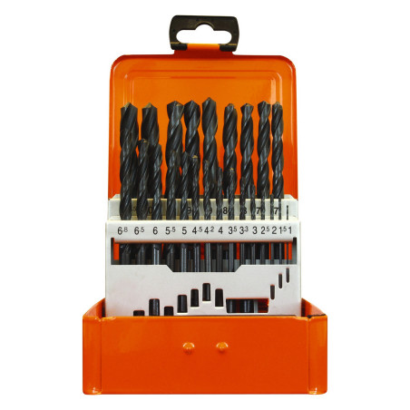 PROJAHN - COFFRET DE FORETS DIN 338 HSS ECO DIAM 1-10,5MM PAR 0,5MM -24PCS