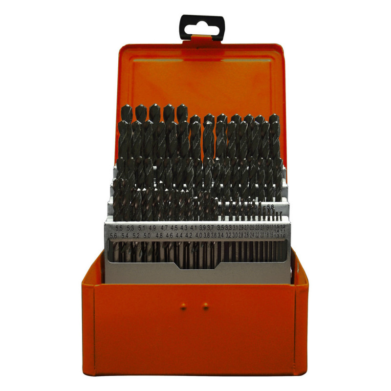 PROJAHN - COFFRET DE FORETS DIN 338 HSS ECO DIAM 1-10MM PAR 0,1MM - 91PCS