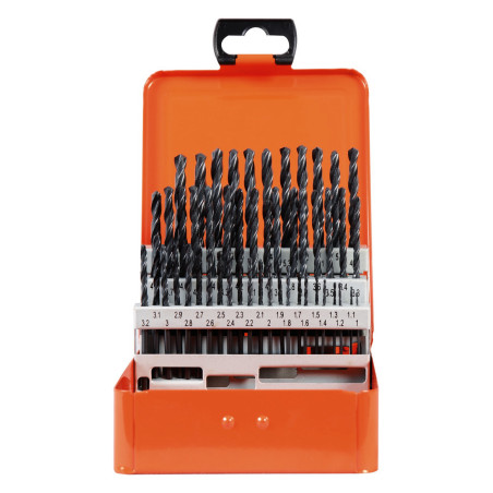 PROJAHN - COFFRET METALLIQUE DE FORETS DIN 338 HSS ECO DIAM 1-5,9MM PAR 0,1MM - 50PCS