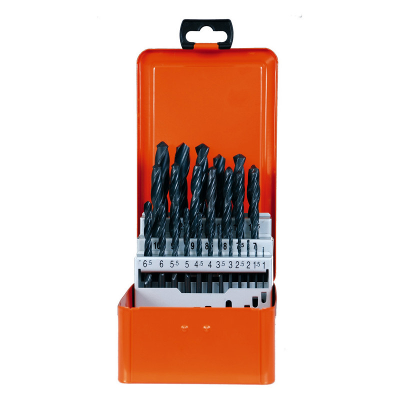 PROJAHN - COFFRET METALLIQUE DE FORETS DIN 338 HSS BASIC DIAM 1-13MM PAR 0,5MM - 25PCS