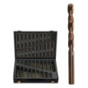 PROJAHN - MAGASIN DE FORETS COUPE A DROITE DIN 338 HSS - CO 5% - DIAM 1-10MM  - 170PCS