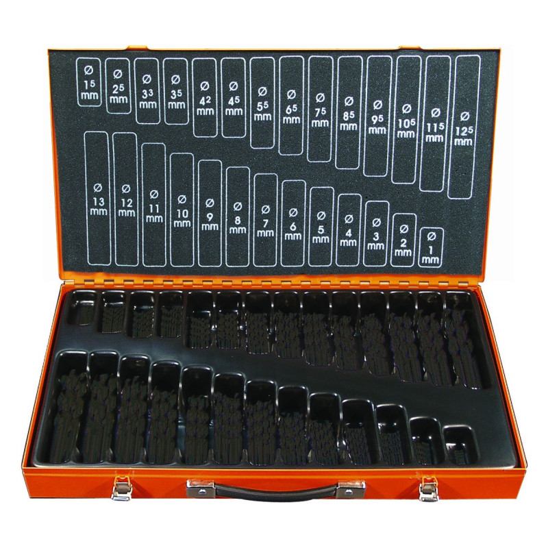 PROJAHN - MAGASIN METALLIQUE DE FORETS DIN 338 HSS R ECO DIAM 1-10MM - 220PCS