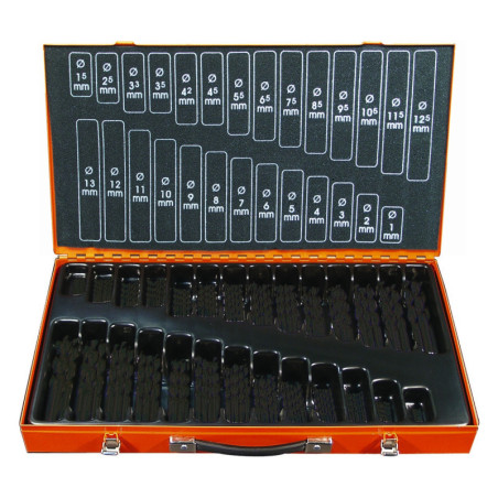 PROJAHN - MAGASIN METALLIQUE DE FORETS DIN 338 HSS R ECO DIAM 1-10MM - 220PCS