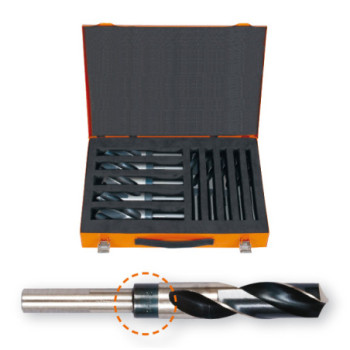 PROJAHN - COFFRET METALLIQUE DE FORETS A QUEUE REDUITE HSS G DIAM 10-26MM - 10PCS