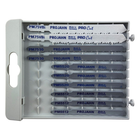 PROJAHN - JEU DE LAMES DE SCIES SAUTEUSES METAL - 10PCS