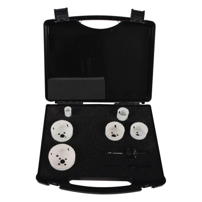 PROJAHN - COFFRET DE SCIES TREPANS ELECTRICIEN PROCUT HSS - CO 8% BI METAL - 8PCS